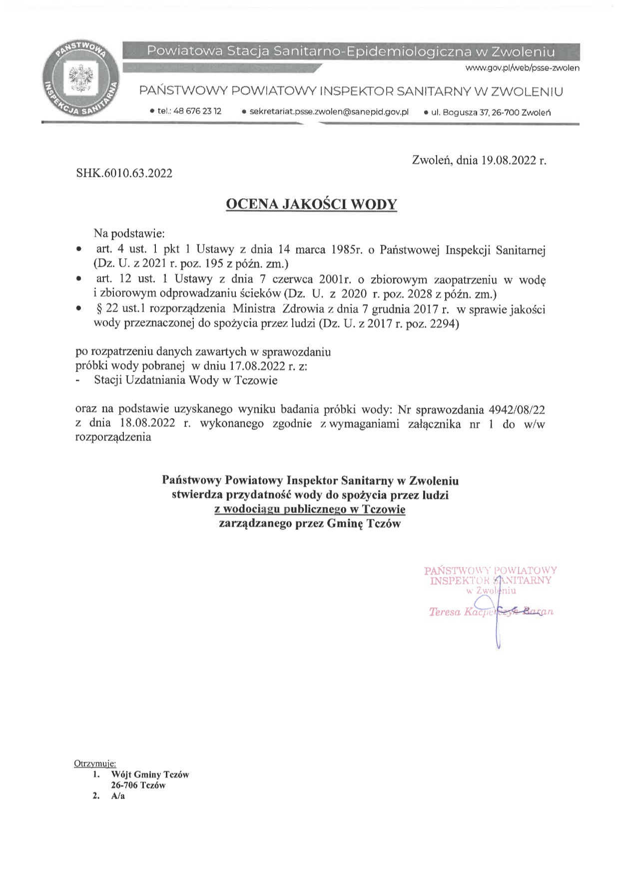 PSSE-Zwolen-Komunikat-Ocena-jakosci-wody-2