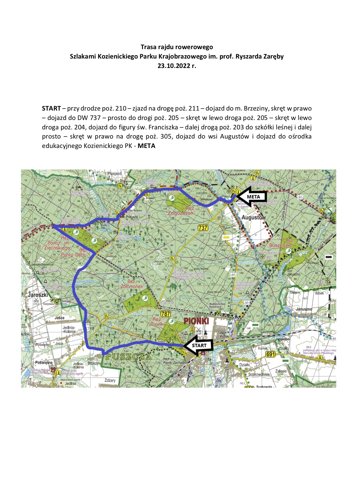 Trasa-rajdu-rowerowego