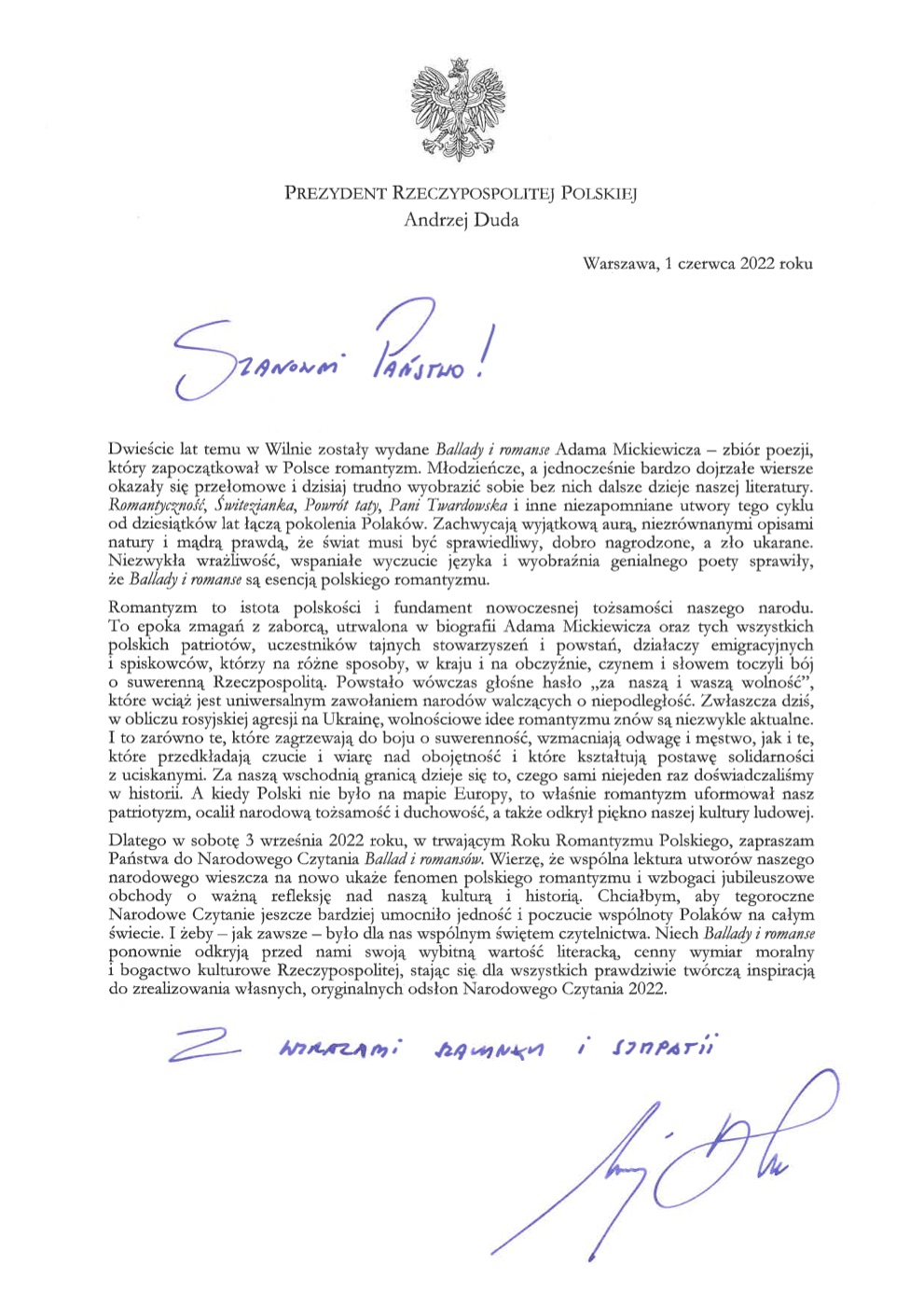 List-Prezydenta-RP-Narodowe-Czytanie-2022