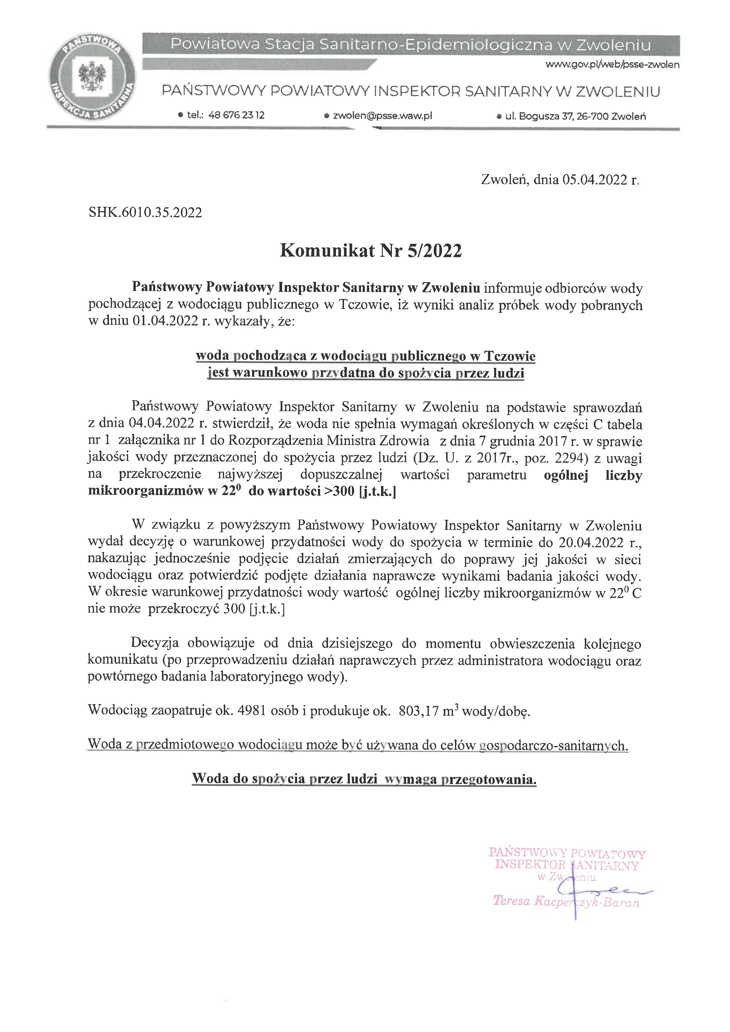 PSSE-Zwolem-Komunikat-Ocena-Jakosci-Wody-1
